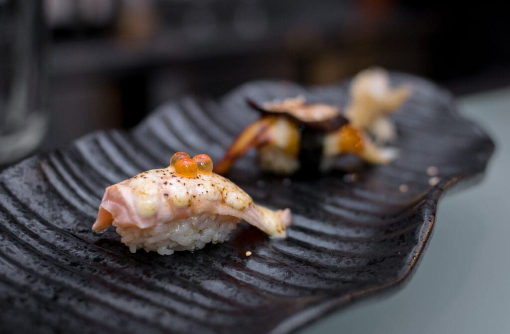 Maru Dine & Bar — 2 Kinds Aburi Sushi