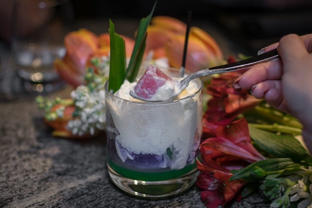 Le Binchotan: Supper—Bubur Cha Cha Cocktail
