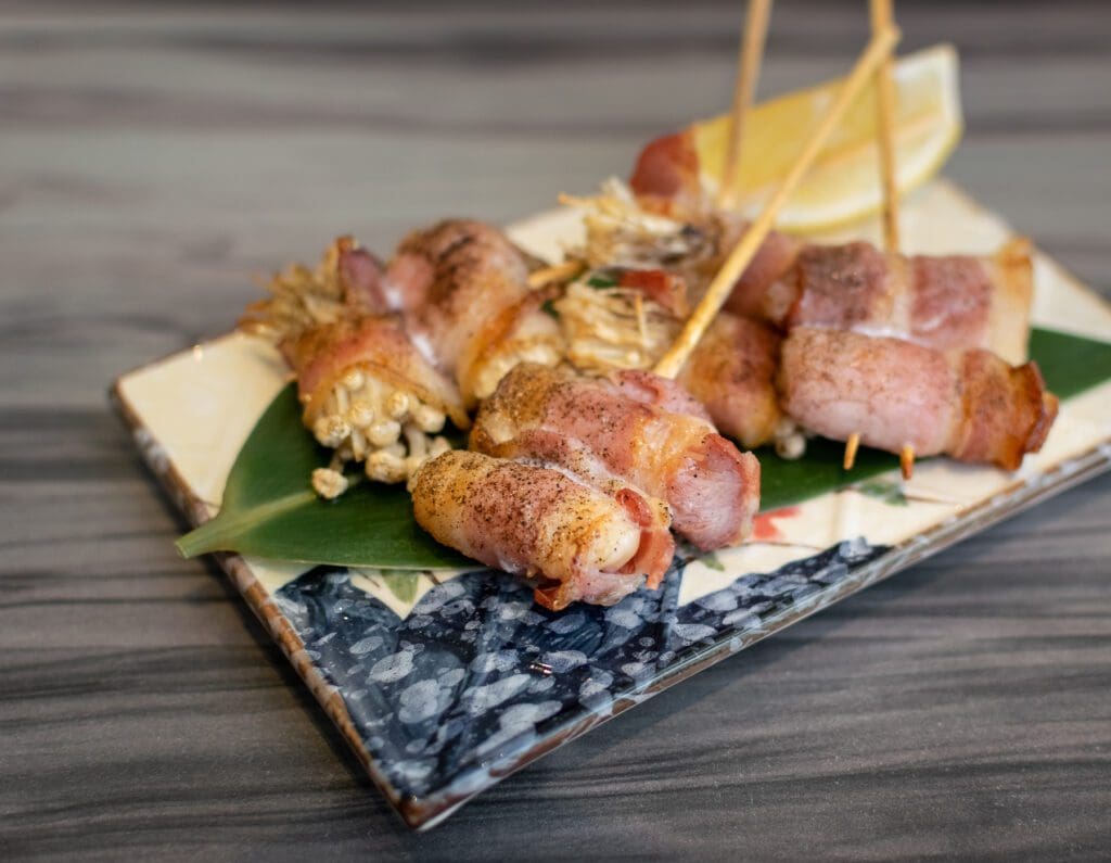 En Sushi—Enoki Bacon Yaki