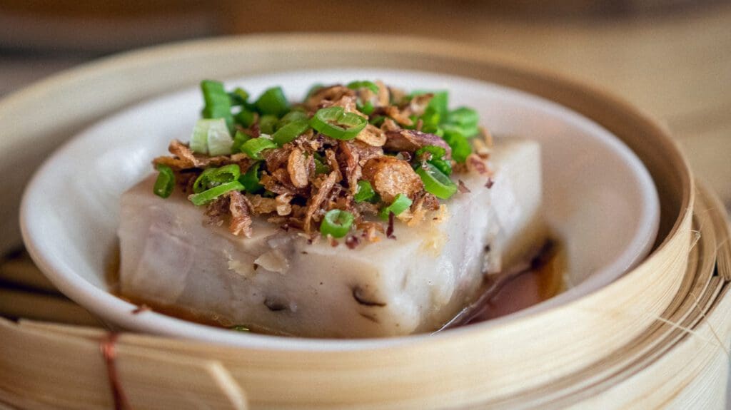 Yan-Singapore National Day-Steamed Yam Cake with Mushroom and Dried Shrimp