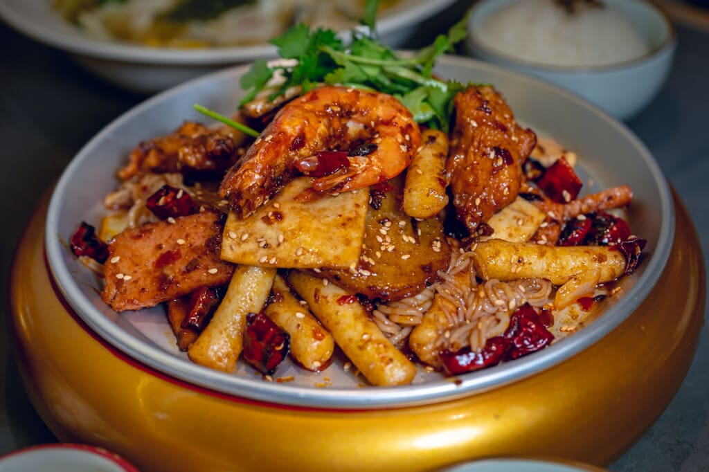 Qing Hua Jiao — Hot & Spicy Griddle Cooked Chicken Wings